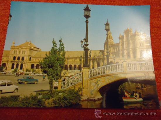 Postales: postal sevilla plaza de espa&ntilde;a - Foto 1