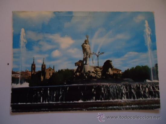Postales: antigua postal madrid monumento a neptuno - Foto 1