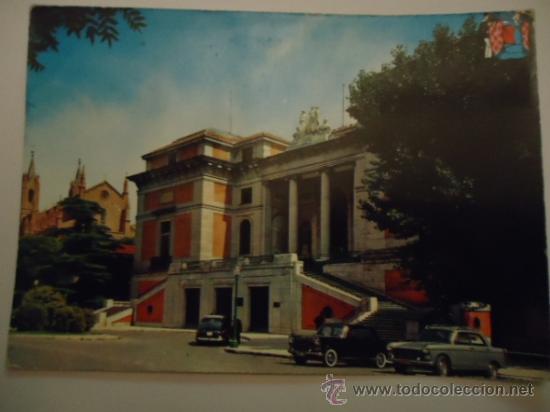 Postales: antigua postal museo del prado iglesia de san jeronimo