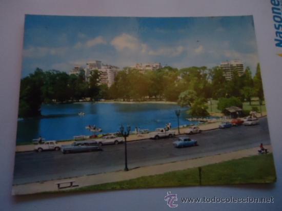 Postales: antigua postal buenos aires lago en los bosques de palermo - Foto 1