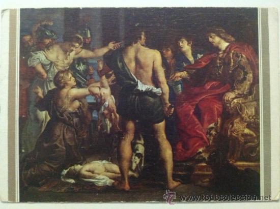 Postales: Postal museo del Prado N&ordm;137 RUBBENS**EL JUICIO DE SALOM&Oacute;N**SIN CIRCULAR
