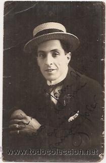 Postales: Barcelona. Ram&oacute;n Soler, actor de teatro. Con aut&oacute;grafo - Foto 1