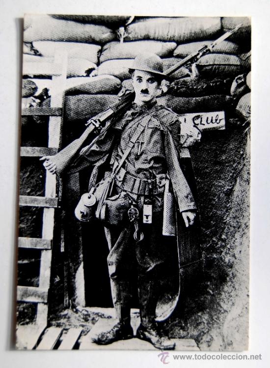 Postales: 4 POSTALES POSTAL DE CHARLES CHAPLIN CHARLOT DIFERENTES - Foto 6