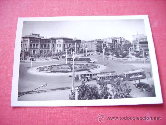 Postales: ZARAGOZA   PLAZA DE D. BASILIO PARAISO - Foto 1