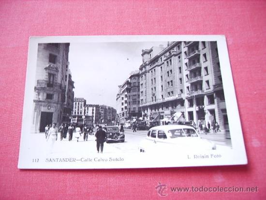 Postales: SANTANDER   CALLE CALVO SOTELO - Foto 1