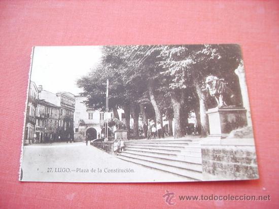 Postales: LUGO -PLAZA DE LA CONSTITUCION - Foto 1