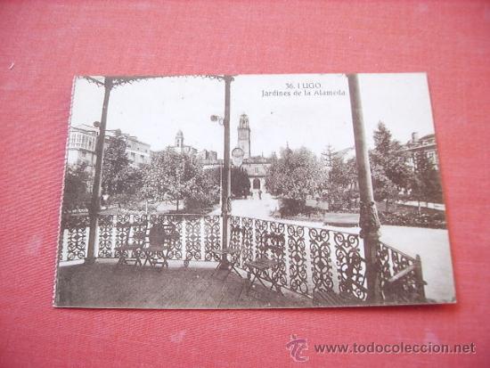 Postales: LUGO -JARDINES DE LA ALAMEDA - Foto 1