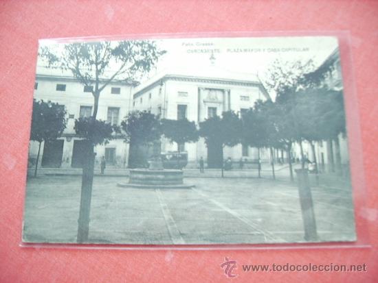 Postales: CARCAGENTE - PLAZA MAYOR Y CASA CAPITULAR - Foto 1