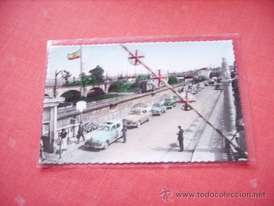 Postales: IRUN ( GUIPUZCOA)  PUENTE INTERNACIONAL - Foto 1