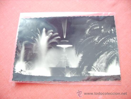 Postales: GANDIA  (VALENCIA)  FUENTE ILUMINADA - Foto 1