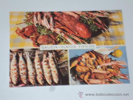 Postales: Galicia.Platos Tipicos. - Foto 1
