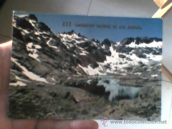Postales: XXX campamento alta monta&ntilde;a alpinismo monta&ntilde;ismo s/C Gredos Morezon Cuchillar Hermanitos **B21