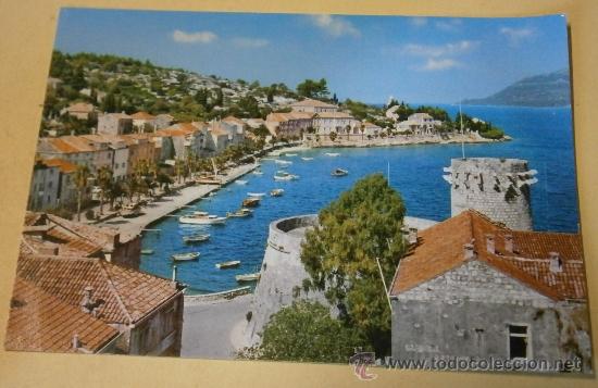 Postales: Postal Korcula, Zagreb. - Foto 1