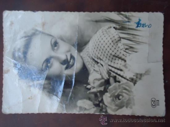 Postales: antigua postal romantica 1953 - Foto 1