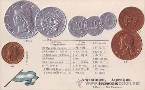 Postales: ARGENTINIEN. ARGENTINA. ARGENTINE. numism&aacute;tica - Foto 1