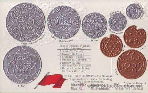 Postales: MAROKKO. MOROCCO. MAROC. MARRUECOS. NUMISM&Aacute;TICA - Foto 1