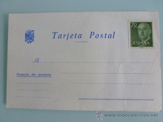 Postales: Tarjeta postal, con sello de Franco - Foto 1