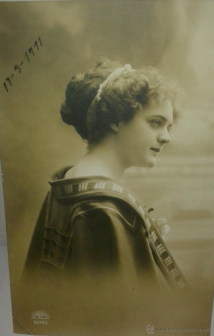 Postales: PRECIOSA POSTAL ANTIGUA  DE CHICA EL A&Ntilde;O 1911 - Foto 1