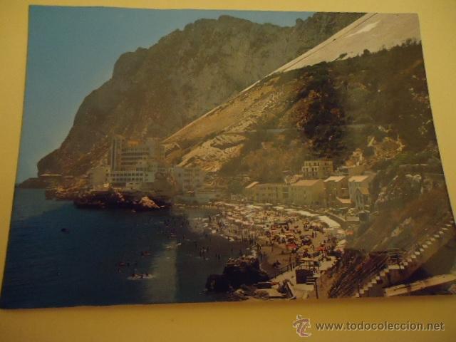 Postales: antigua postal gibraltar catalan bay - Foto 1