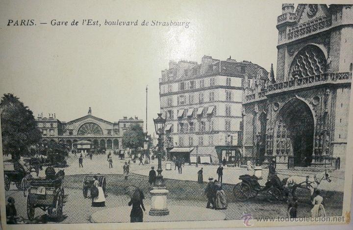 Postales: PRECIOSA POSTAL ANTIGUA DE PARIS DEL A&Ntilde;O 1909 - Foto 1