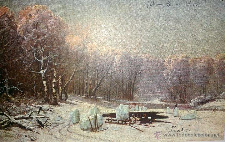 Postales: PRECIOSA POSTAL ANTIGUA DEL A&Ntilde;O 1912 - Foto 1