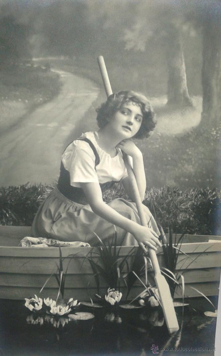 Postales: PRECIOSA POSTAL ANTIGUA DEL A&Ntilde;O 1914 - Foto 1