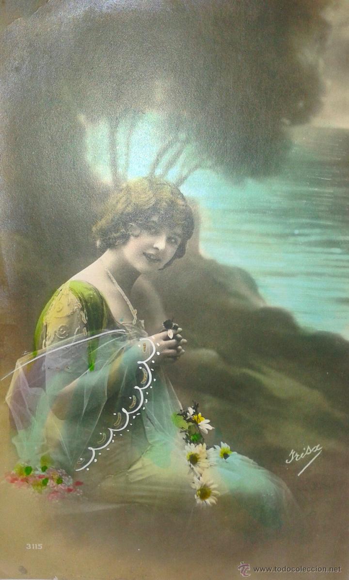 Postales: PRECIOSA POSTAL ANTIGUA DEL A&Ntilde;O 1914 - Foto 1