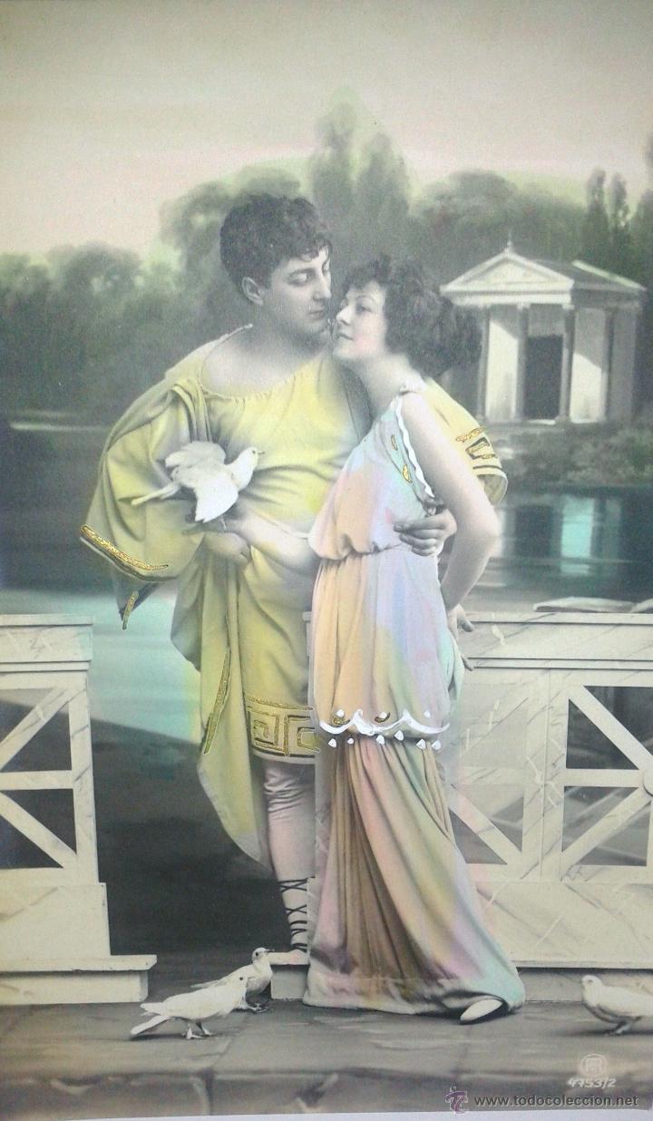 Postales: PRECIOSA POSTAL ANTIGUA DEL A&Ntilde;O 1914 - Foto 1