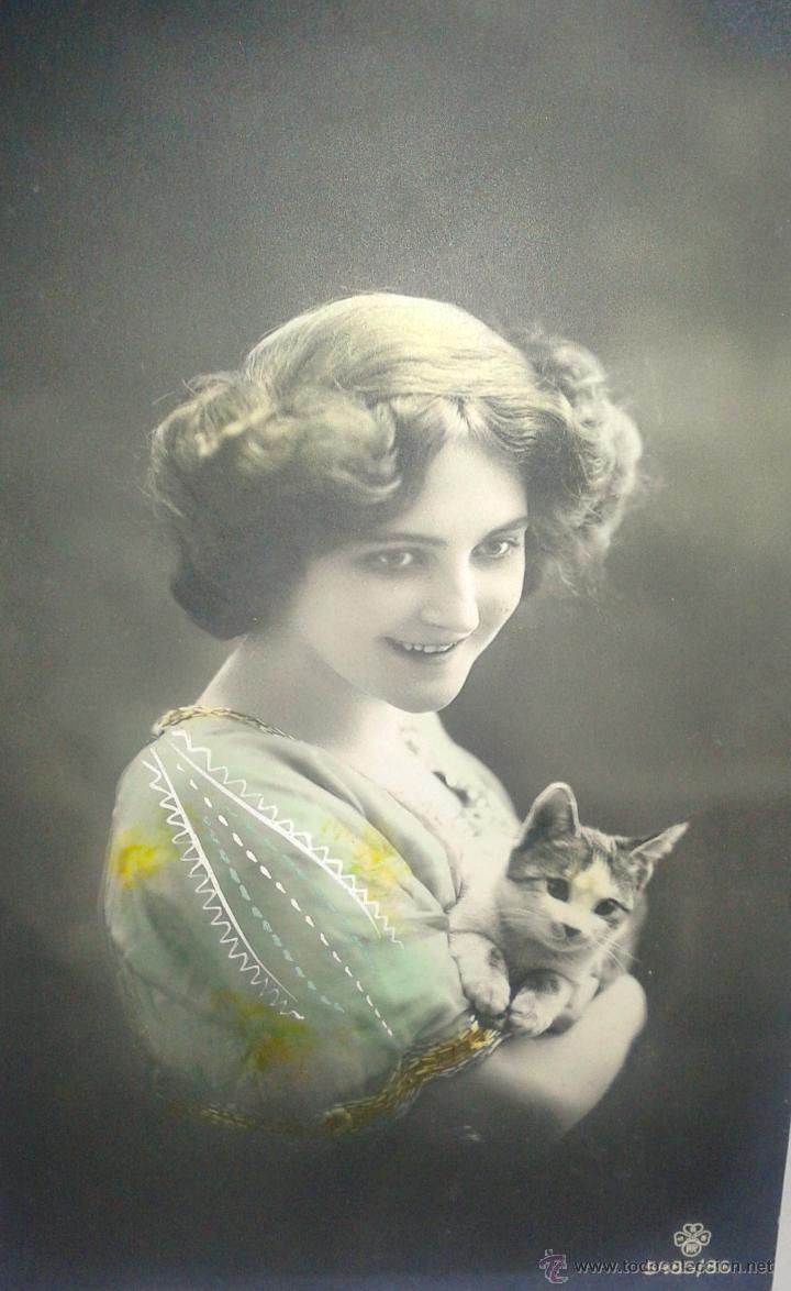 Postales: PRECIOSA POSTAL ANTIGUA DEL A&Ntilde;O  1916 - Foto 1