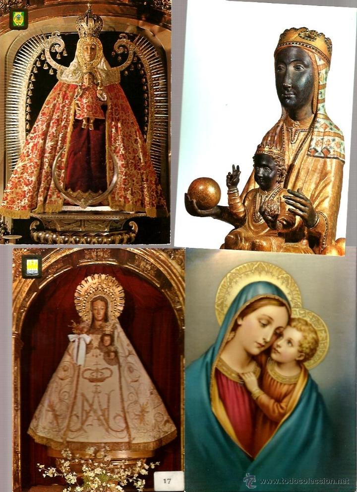 Postales: 12 POSTALES DE VIRGENES, CRISTOS Y SANTOS - Foto 2
