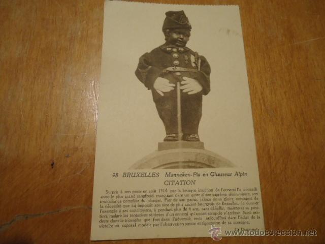 Postales: antigua postal bruselas - Foto 1