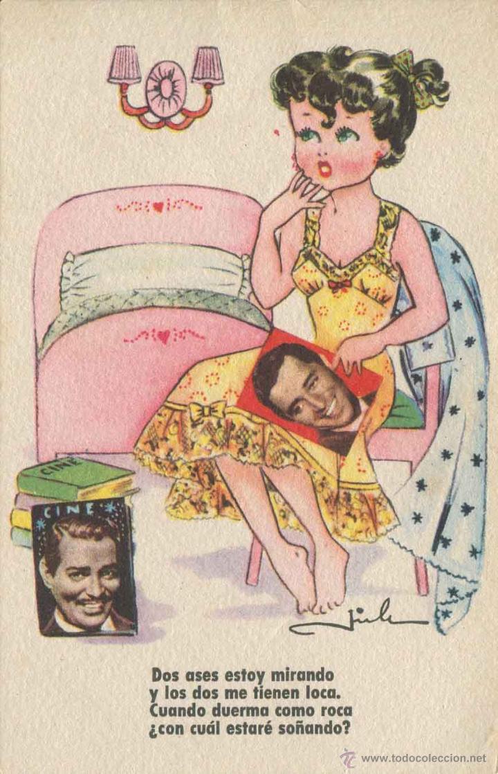 Postales: Antigua postal cine, actor - a&ntilde;o 1950 estamperia ram - Foto 1