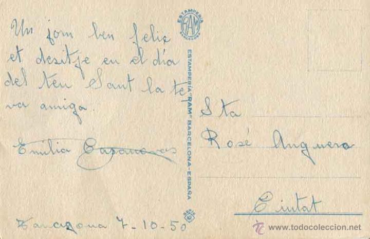 Postales: Antigua postal cine, actor - a&ntilde;o 1950 estamperia ram - Foto 2