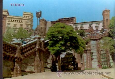 Postales: POSTAL - TERUEL - LA ESCALINATA - A&Ntilde;OS 70 - SIN CIRCULAR - Foto 1