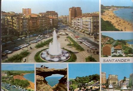 Postales: POSTAL - SANTANDER - A&Ntilde;OS 70 - SIN CIRCULAR - Foto 1