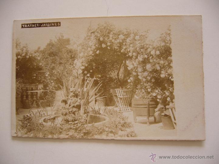 Postais: Postal Trayner. Jardines. Sin Circular.