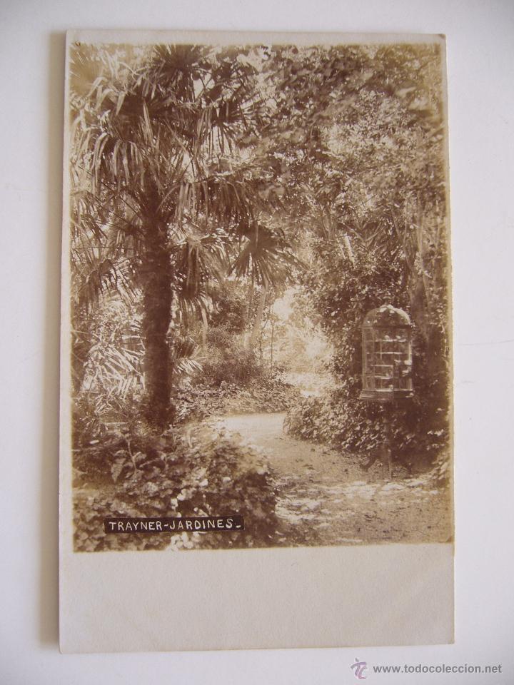 Cartoline: Postal Trayner. Jardines. Sin Circular.