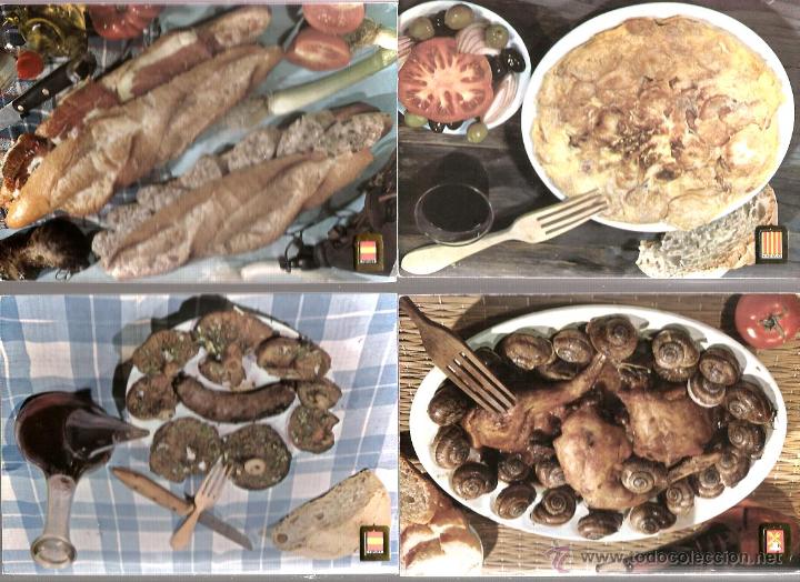 Postales: 10 POSTALES PLATOS TIPICOS ESPA&Ntilde;OLES - Foto 1