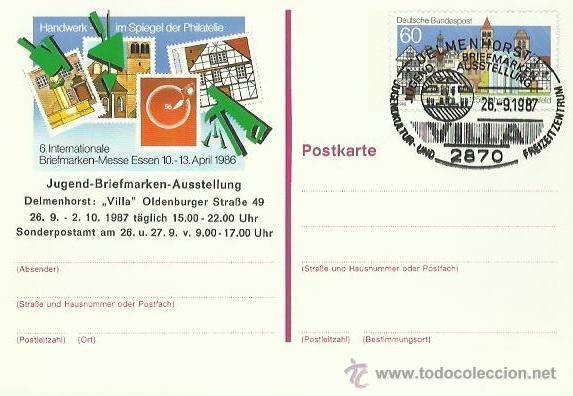 Cartoline: TARJETA POSTAL. ALEMANIA. 1987.
