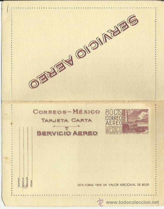 Cartoline: TARJETA POSTAL. MEXICO. SERVICIO AEREO.