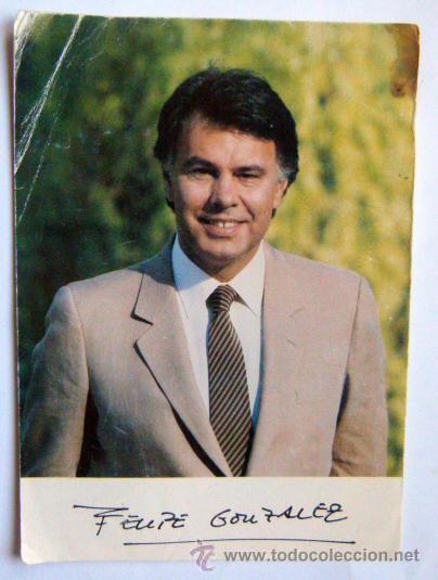Postales: Postal de Felipe Gonzalez - Foto 1