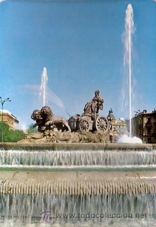 Postales: POSTAL SIN CIRCULAR - LA CIBELES MADRID - A&Ntilde;OS 60 - Foto 1