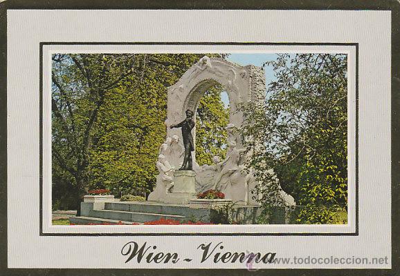 Postales: Johan Strauss (estatua en Viena) - Foto 1