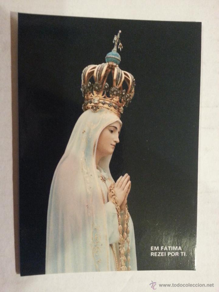 Postales: postal religiosa virgen de fatima - Foto 1