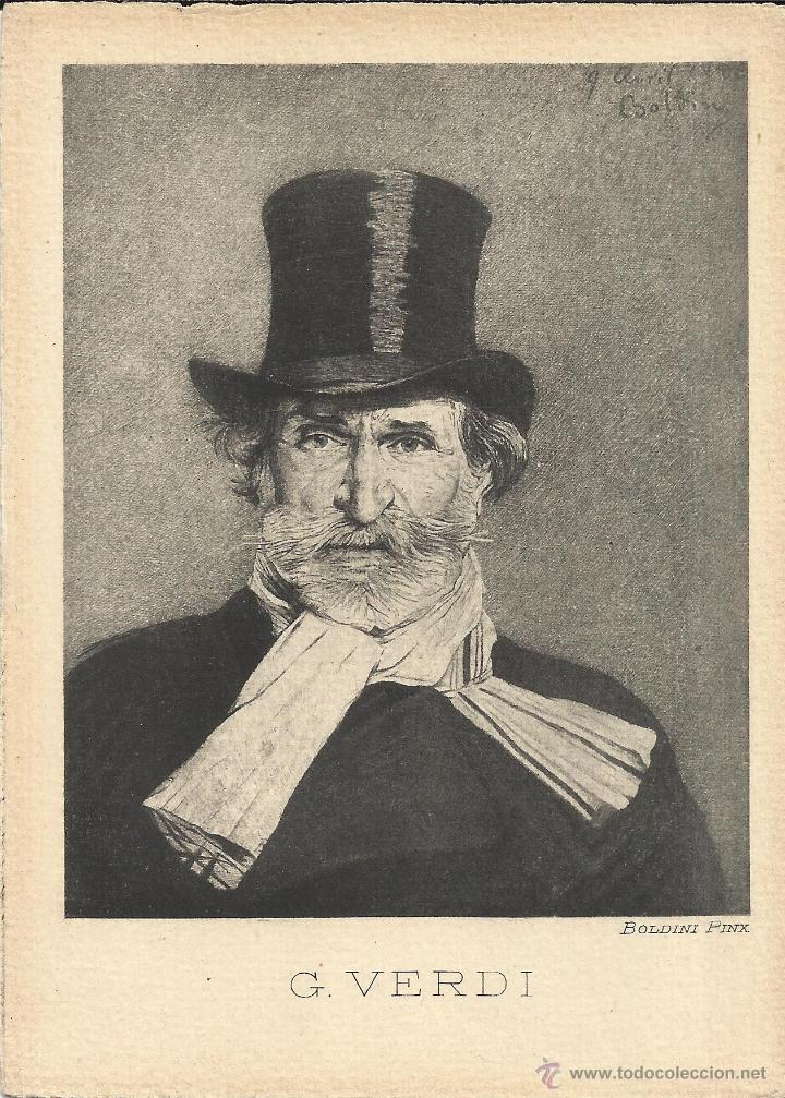 Postales: G. VERDI. BOLDINI PINX. - Foto 1