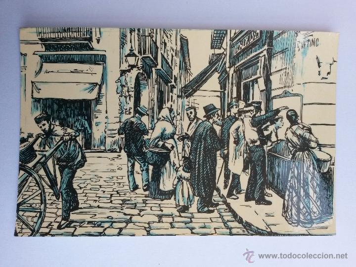Cartoline: Postal loteria serie B n&ordm; 12 la foto tiene reflejo a la derecha