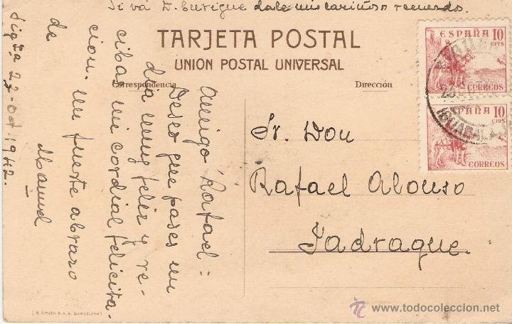 Postales: POSTAL ANTIGUA CONDUCCI&Oacute;N TOROS DE LIDIA - Foto 2