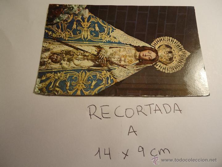 Postais: antigua postal recortada por los filos media aproximada 14 x 9 cm virgen de la paz medina cadiz