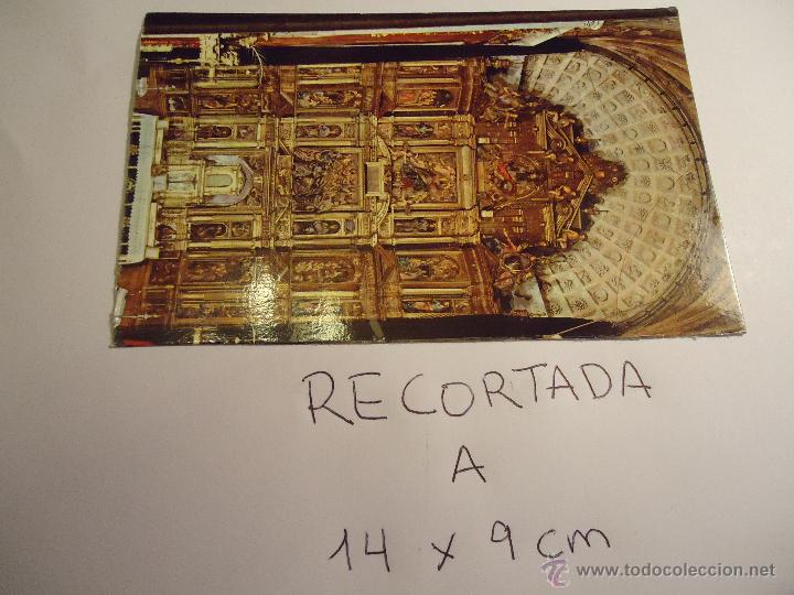 Postais: antigua postal recortada por los filos media aproximada 14 x 9 cm retablo santamaria arcos cadiz