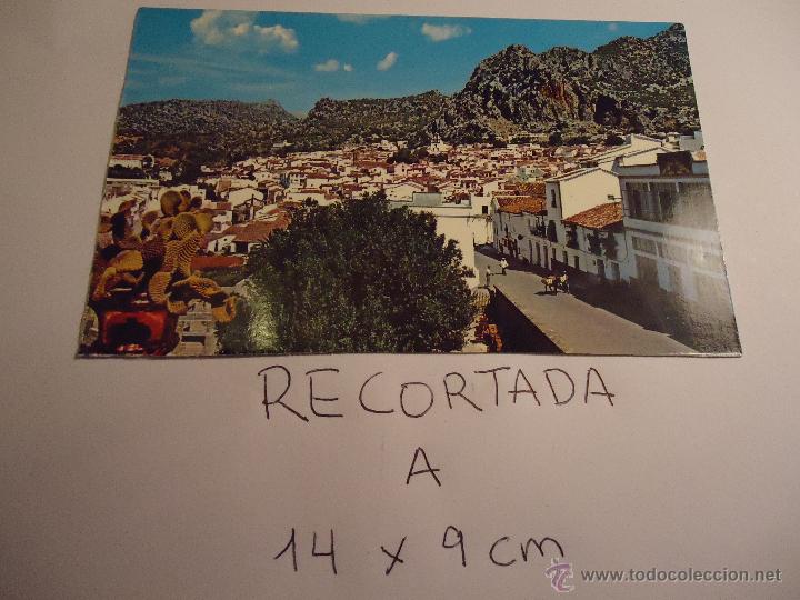 Postais: antigua postal recortada por los filos media aproximada 14 x 9 cm ubrique cadiz